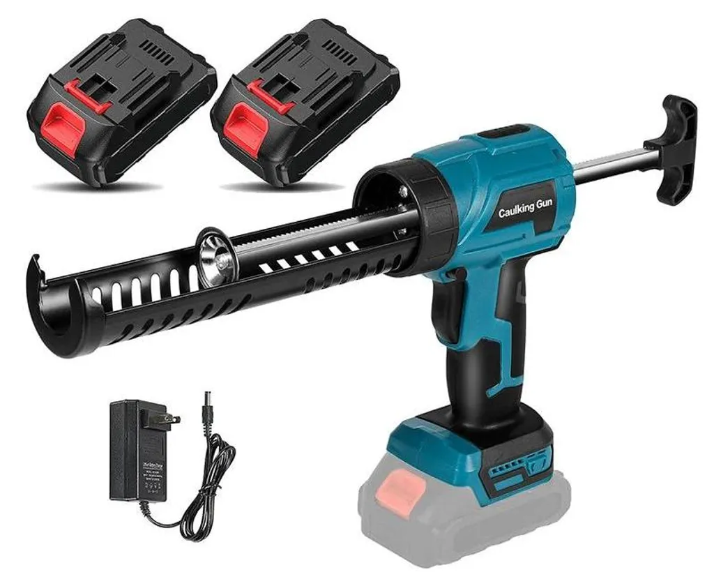 Pistolet à colle sans fil avec 2 batteries rechargeables et 4 vitesses