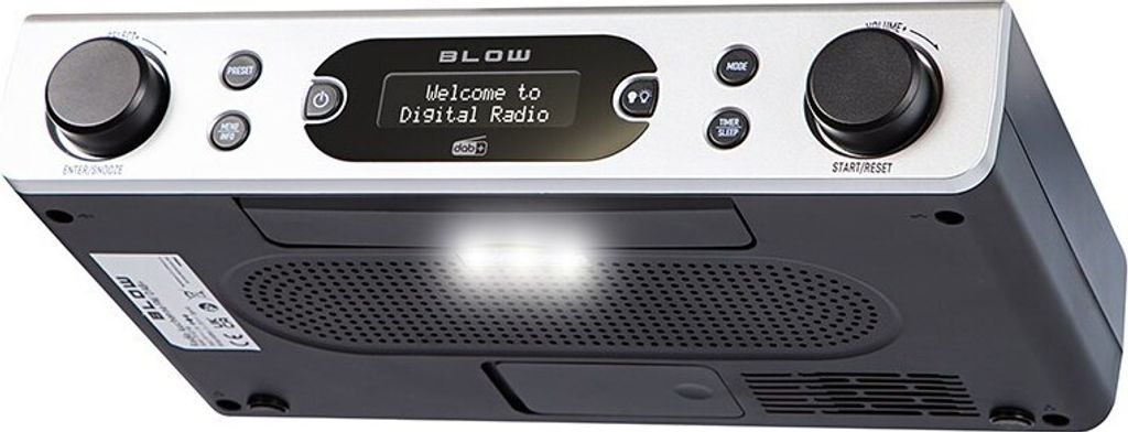 Kuchyňské rádio FM/DAB+ BLOW RK2, stříbrné Obrázek produktu 