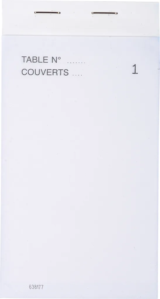 Carnet de Commande 50 Feuillets Exacompta 96201E Format 8x15 cm x50