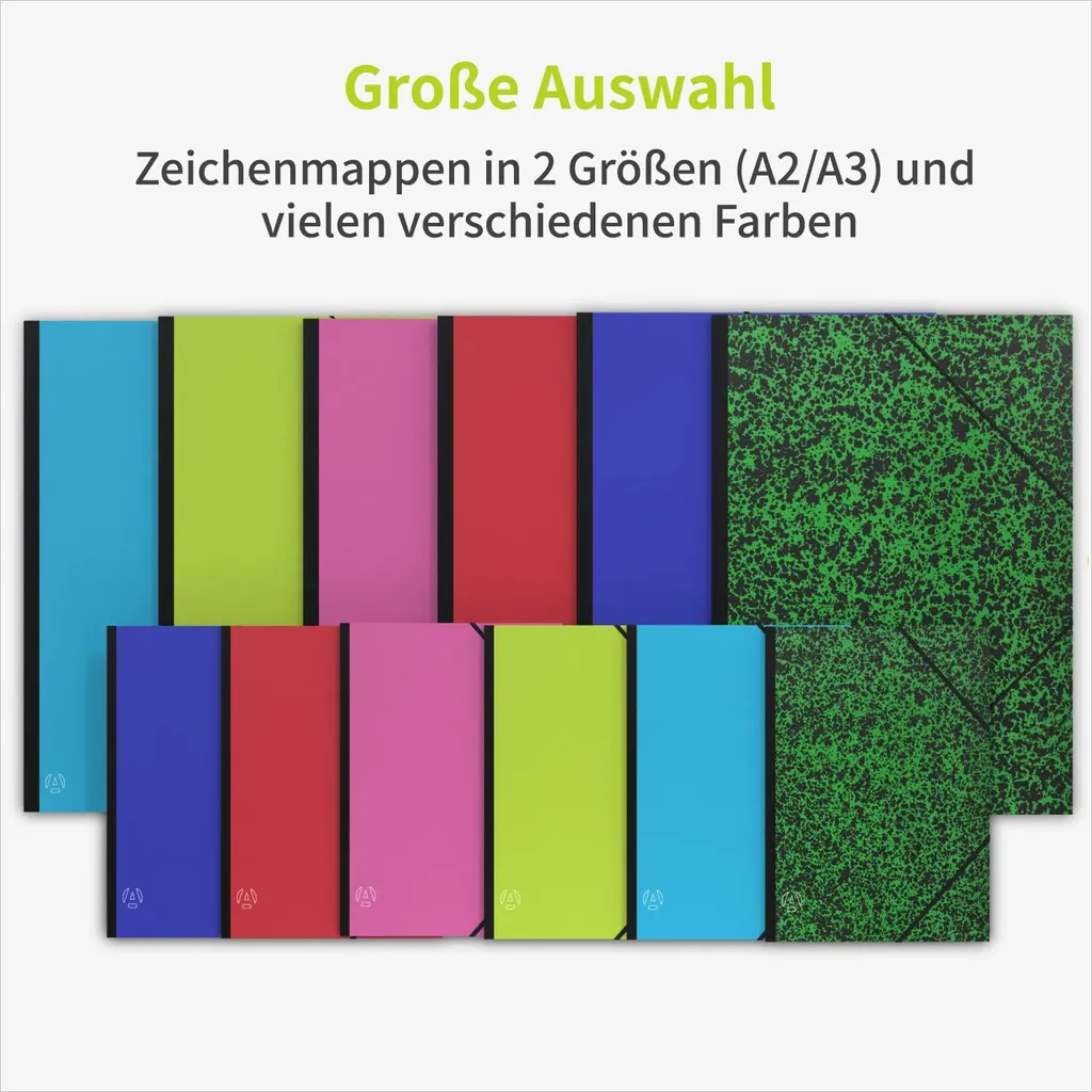 Classeur A3 Vert Anti-Pliure 32x45 cm : Solution Dos Extensible et Élastique - 2