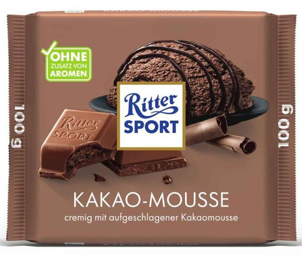 Ritter Sport - Bunte Vielfalt - Kakao-Mousse - 100g Produktbild 