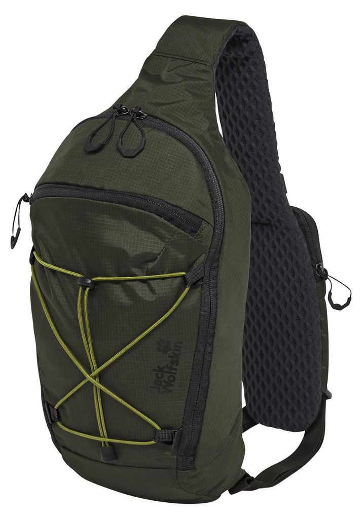 Jack Wolfskin Bodybag Rucksack Cyrox Sling rich olive : Produktbild 