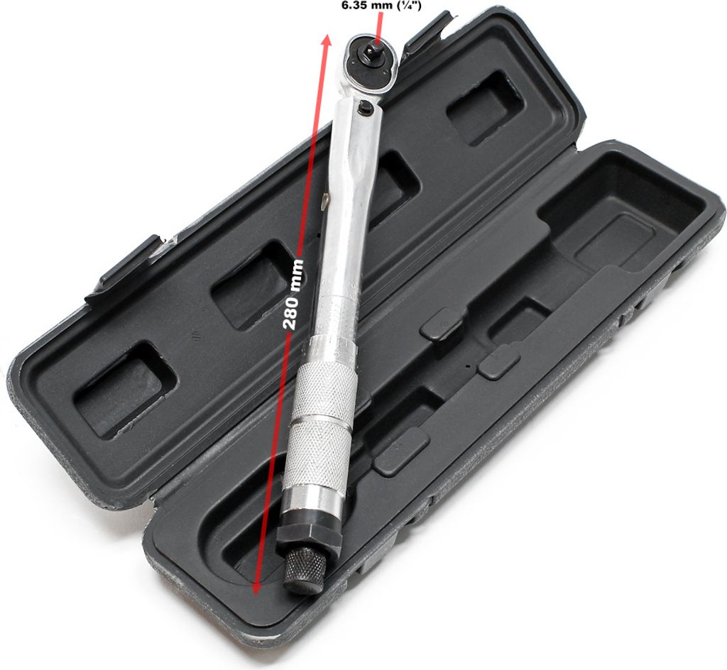 Momentový kľúč Wiltec s 1/4" (6,35 mm) a 2-24 Nm, Obrázok produktu 2