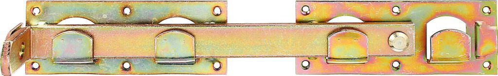 Loquet de porte à double battant 430x70x180 mm galvanisé Image du produit 