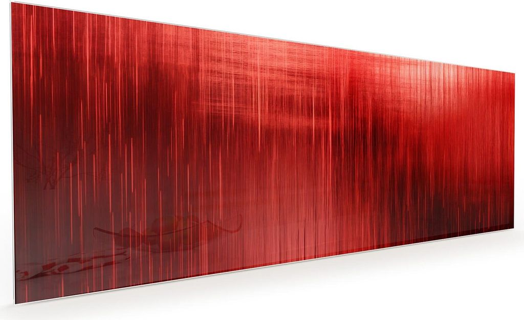 Küchenrückwand Spritzschutz Glas mit Motiv Rote Textur 40 x 40 cm