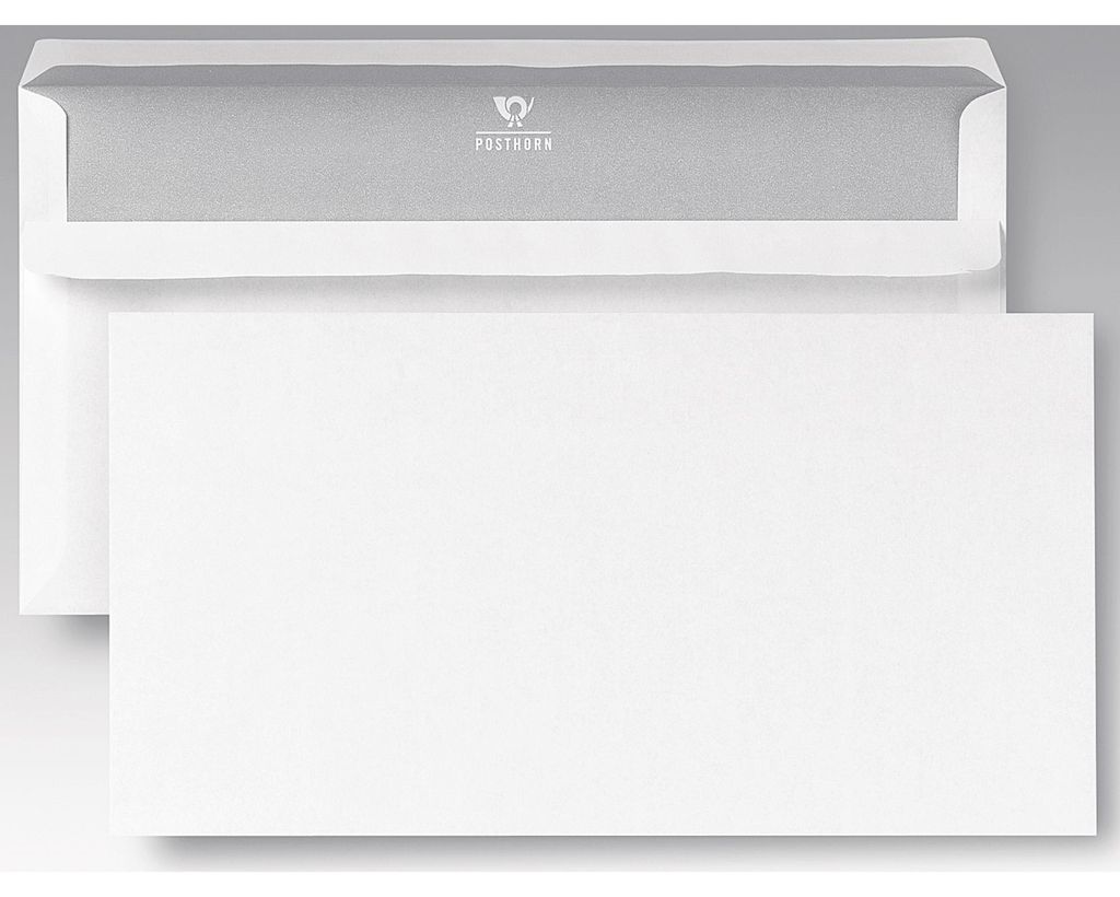 POSTHORN Briefumschlag 01239144 125x235mm sk 80g ws 1000 Produktbild 