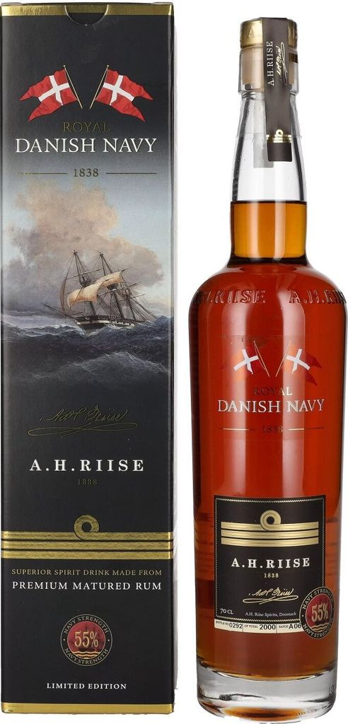 A.H. Riise Royal DANISH NAVY STRENGTH Superior Spirit Drink Produktbild 