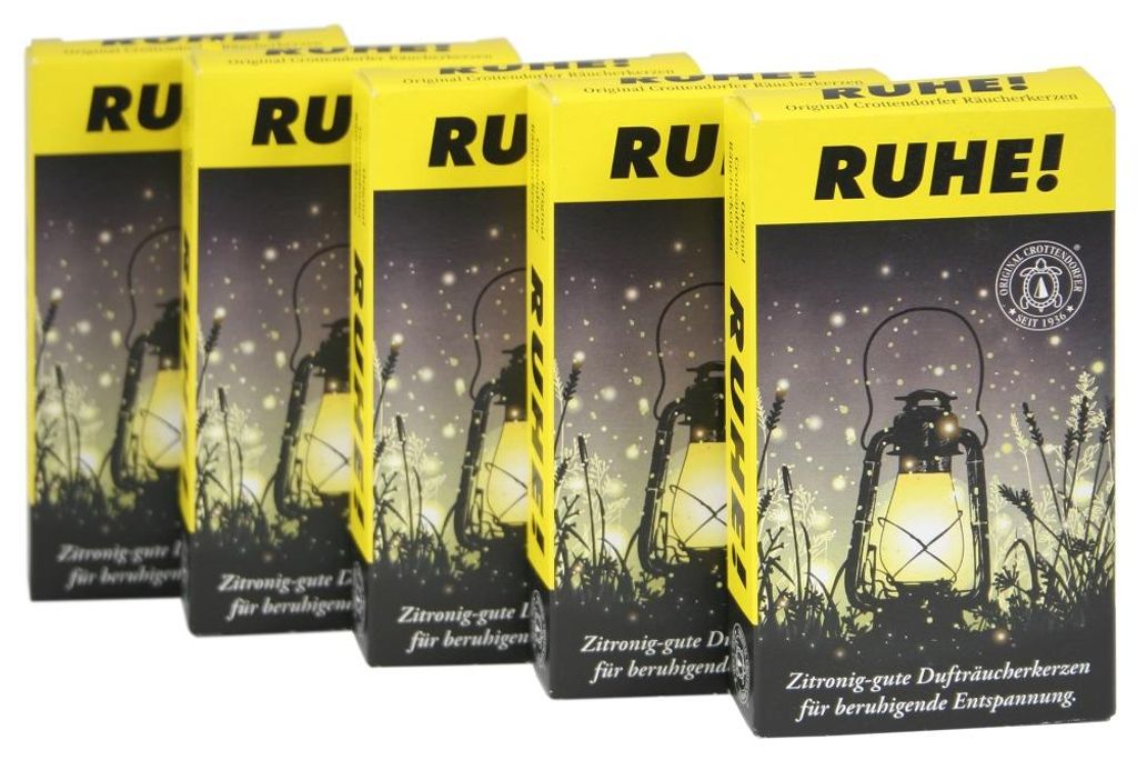 Crottendorfer - RUHE! - Räucherkerzen RUHE! - 24er Packung Produktbild 