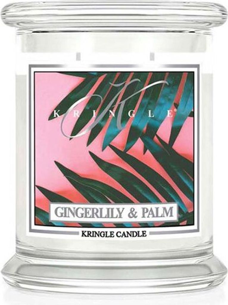 Kringle Candle Duftkerze Jar Medium Gingerlily & Palm