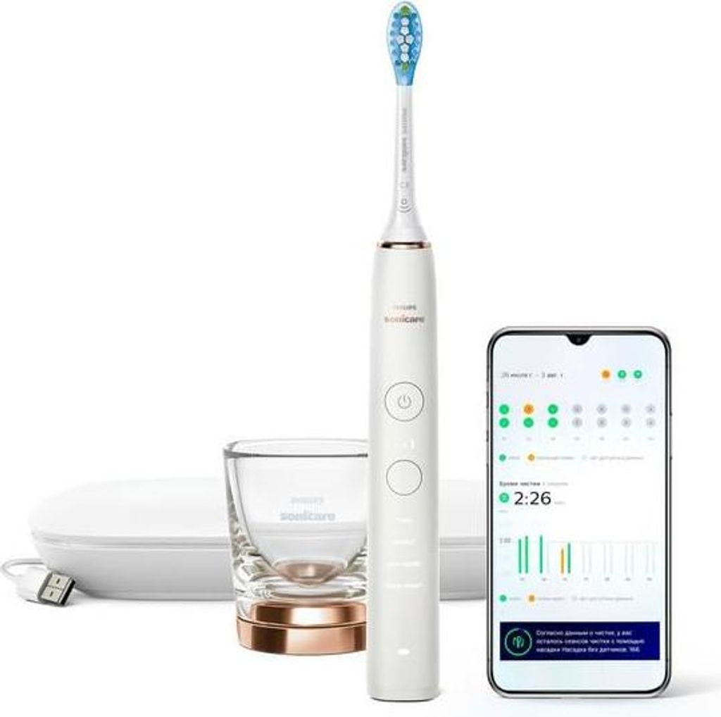 Philips HX9911/94 Sonicare DiamondClean 9000, rosegold Produktbild 