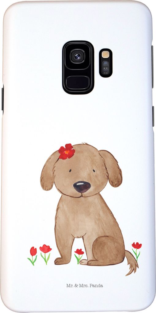 Mr. & Mrs. Panda Samsung Galaxy S9 Handyhülle Hund Dame - Weiß - Geschenk, Frauchen, Hülle, Liebe, Sprüche, Vierbeiner, Handy Case, Liebenswert...