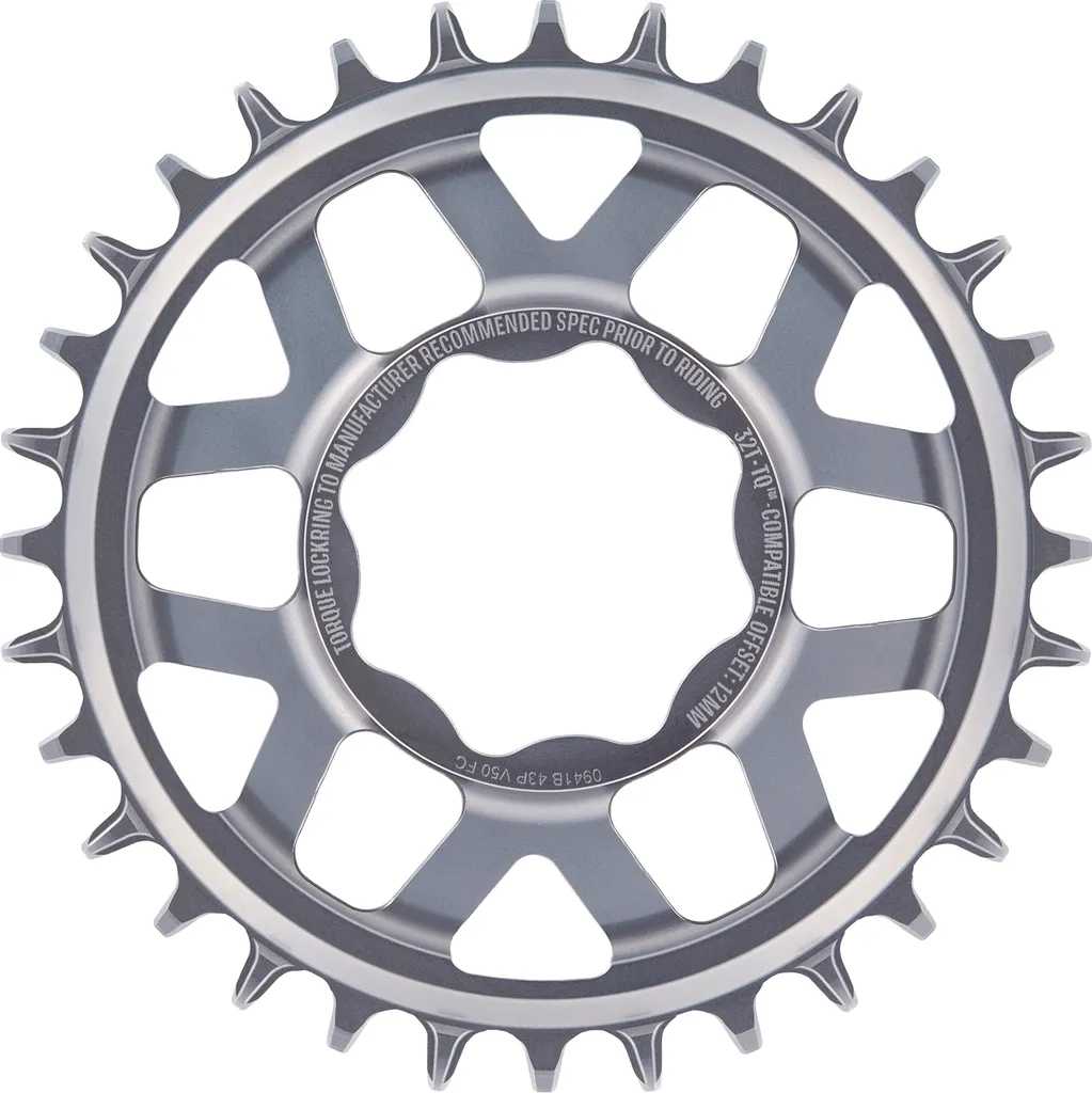 Plateau e*thirteen Helix R e*spec TQ HPR50 argent direct mount 32T