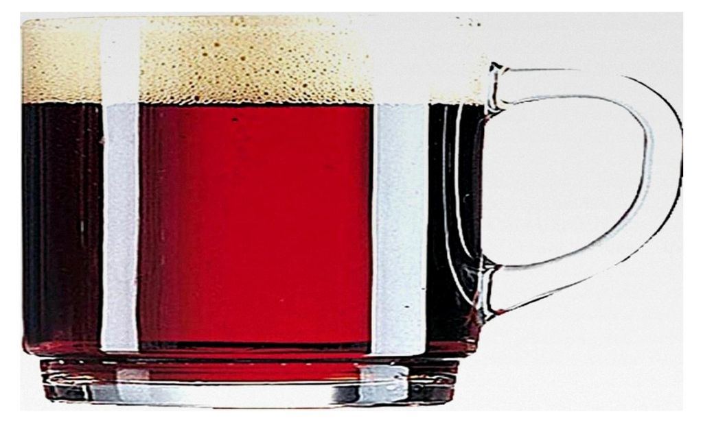 Teeglas, Glühweinglas, 250 ml, mit Füllstrich bei 0,2 l, transparent, 24 Stück