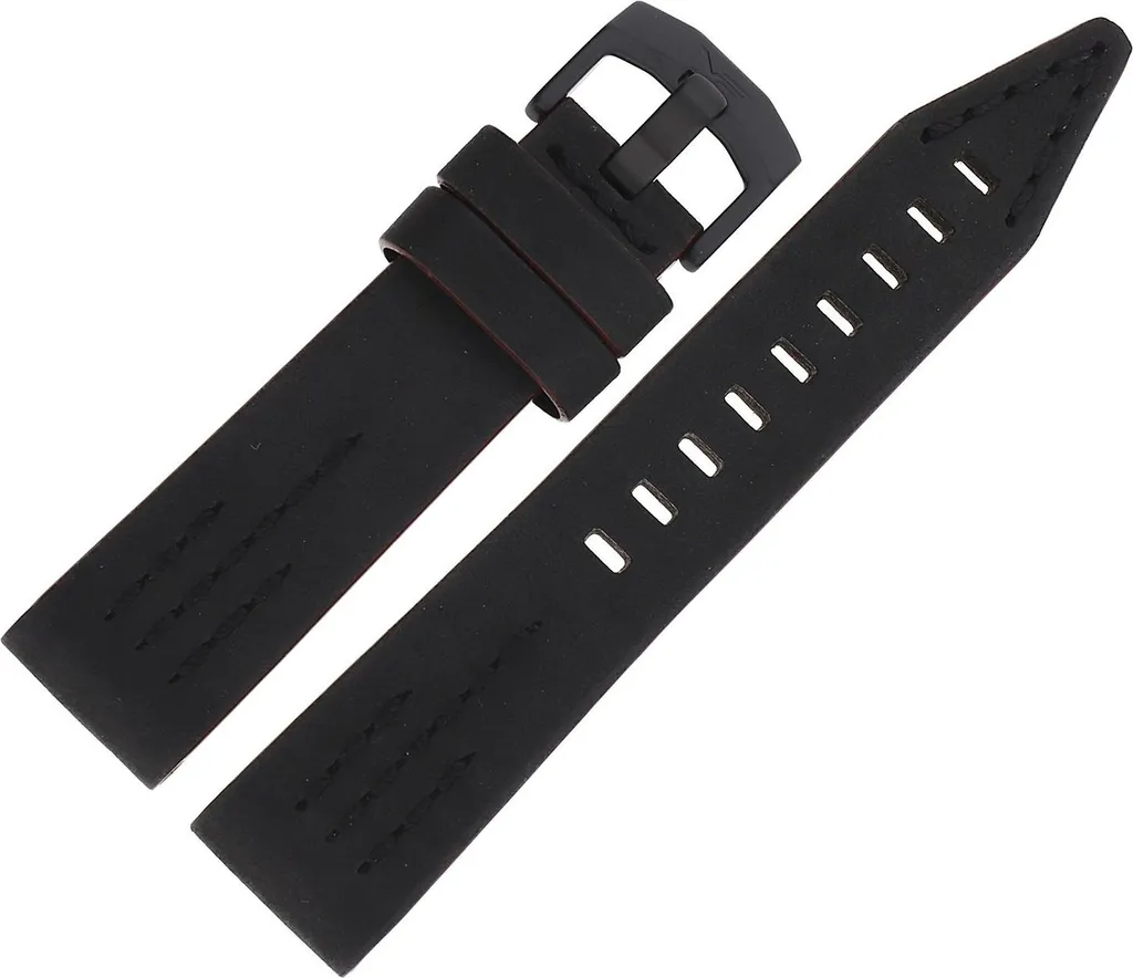 Ceinture Cuir Sport Chic Noir et Rouge SSN-571 pour Tenue de Travail