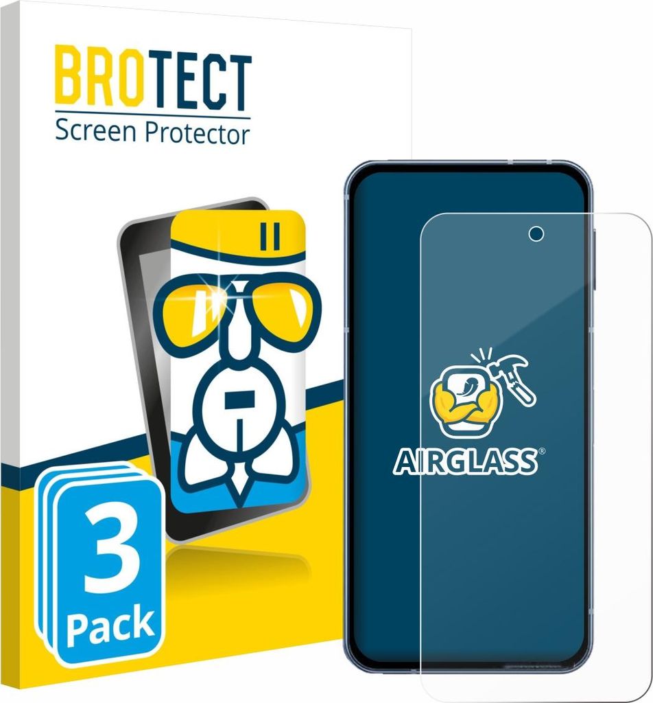 3x BROTECT Schutzglas für Sharp Aquos Sense 10 Schutzfolie Panzer Folie Glas Display Schutz klar