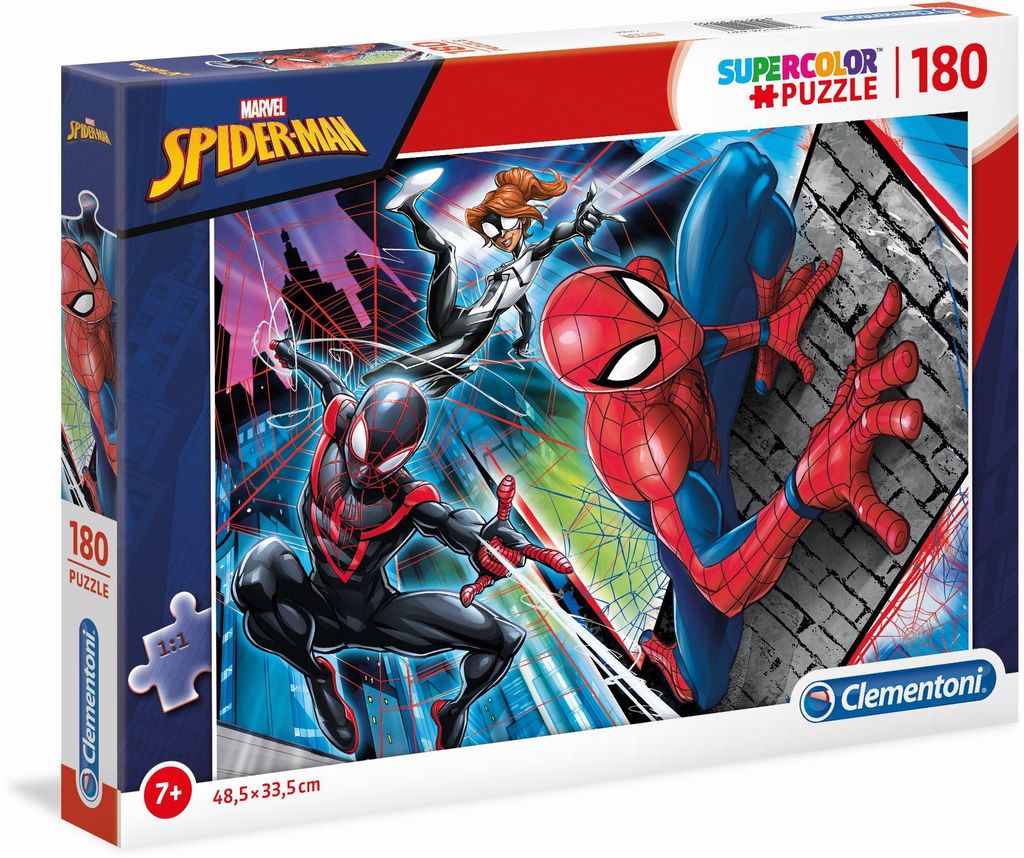 Clementoni Puzzle 180 Teile Spiderman 29293 Produktbild 