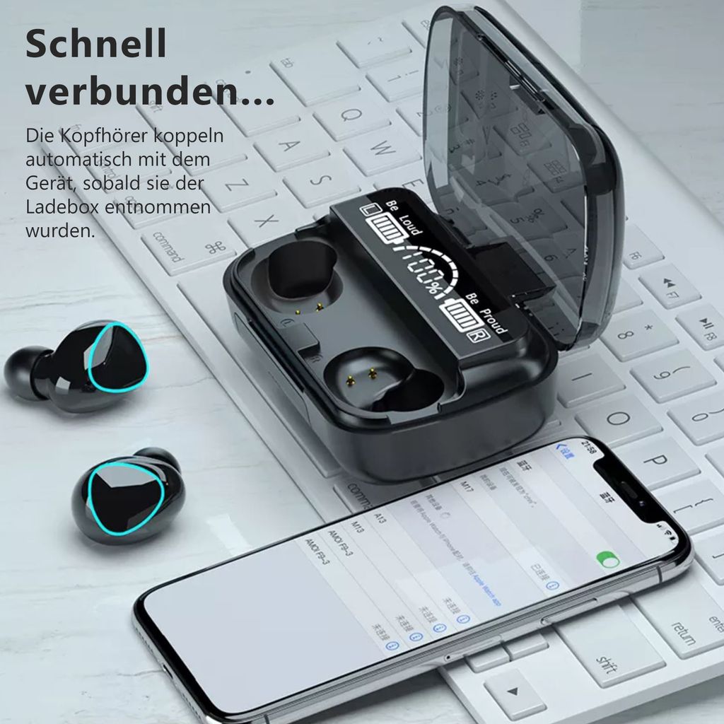 Produktbild von AUX 3,5mm Sport Kopfhörer Kabelgebunden Für Xiaomi Redmi Note 14s 14 14pro 15c Poco M7pro 1 5m Kabel