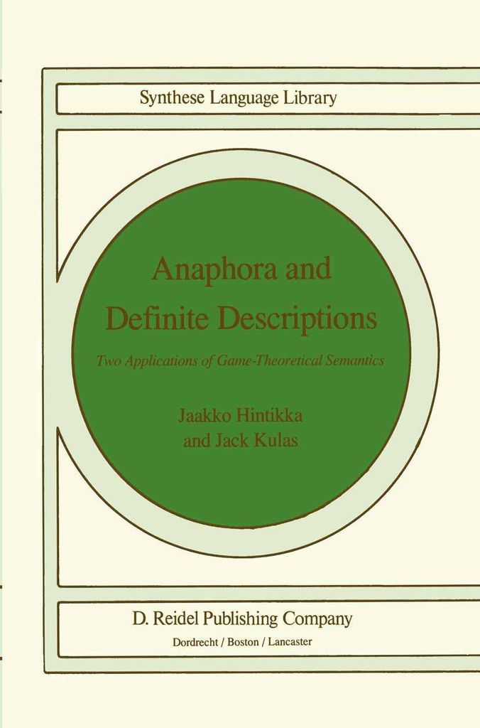 Anaphora und definite Beschreibungen