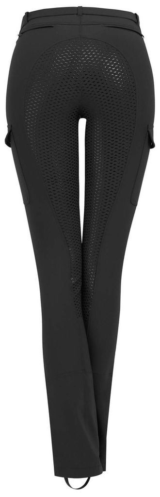 E.L.T Reithose Damen Full-Grip Micro Jodhpur Cargo Silikon Schwarz 42