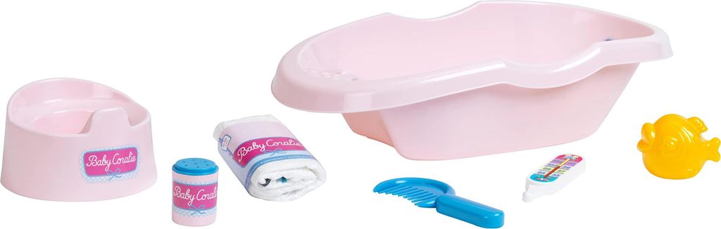 Theo Klein Baby Coralie Badewannen-Set, für Puppen bis 35 Produktbild 