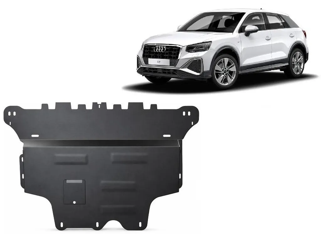 Protection anti-encastrement Audi Q2 Boîte Auto contre chocs moteur