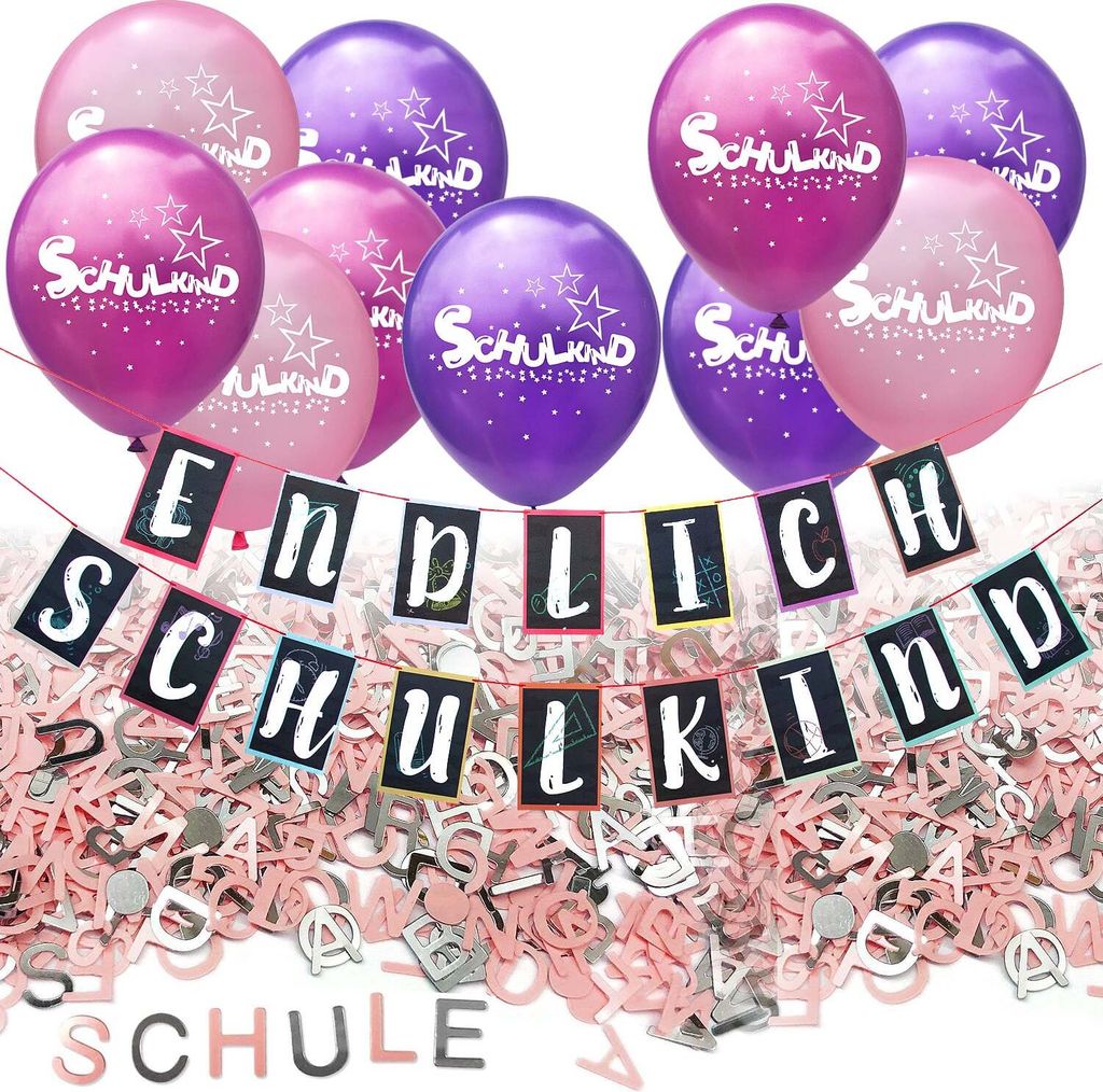 Oblique Unique Schuleinführung Schulanfang Einschulung Deko Produktbild 
