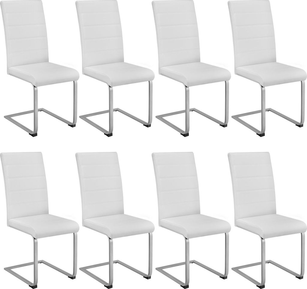 TecTake 404128, Bílá, 8 sedadlo/sedadel Obrázek produktu 