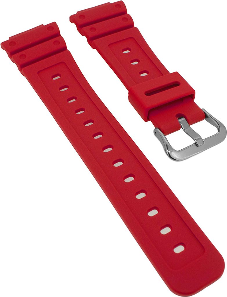 Casio G-Shock Uhrenarmband rot Resin DW-5600P-4ER DW-5600TB-4AER