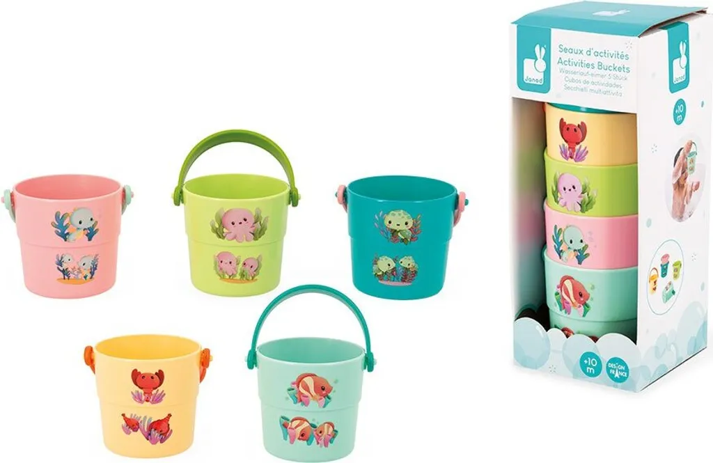 Jouets de bain éducatifs Janod : Apprendre les chiffres en s'amusant