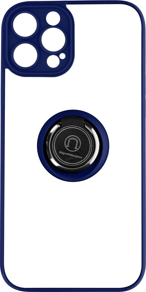 Avizar, Hybrid Handyhülle mit Ring-Halterung Apple iPhone 14 Pro, Blau