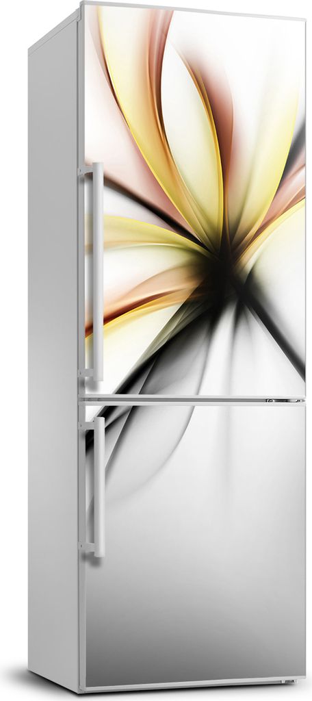 Tulup Kühlschrankdekoration - 70x190 cm - Aufkleber auf dem Kühlschrank - zusammenfassung Blume