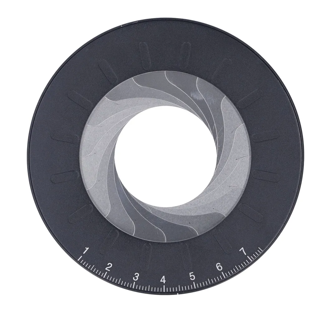 Strumento per Disegnare Cerchi Regolabile con Coltello Incisore Nero - 5