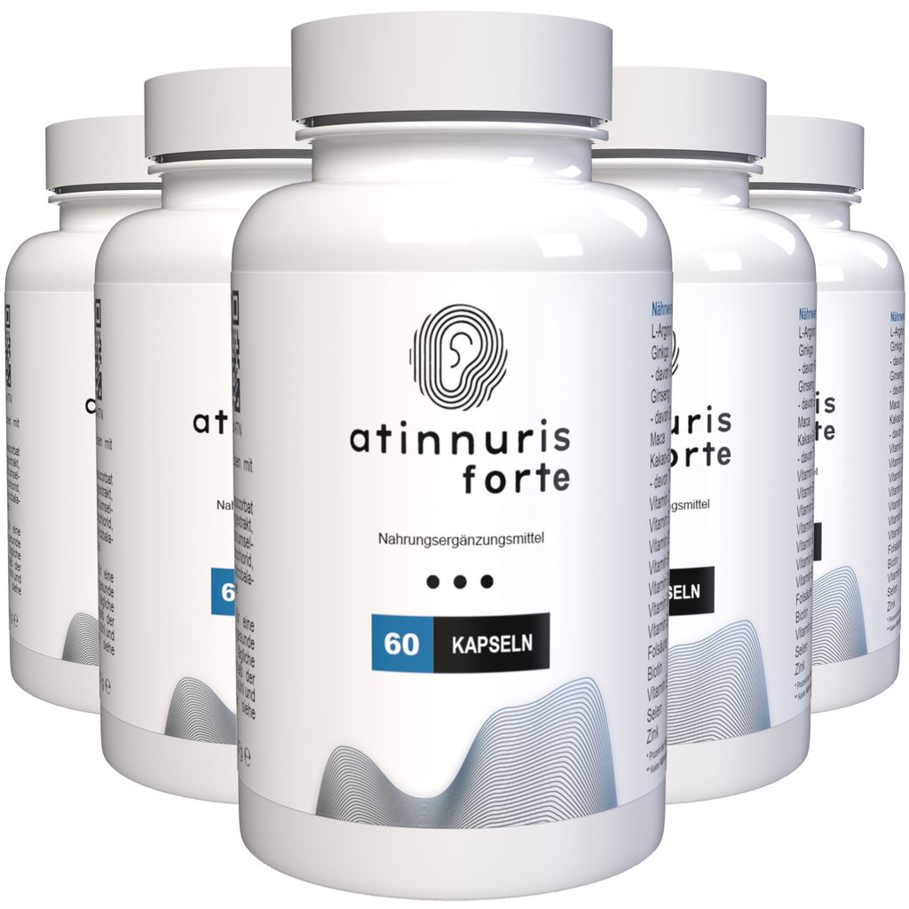 Atinnuris Forte - 300 Kapsułek, Opakowanie 5 Sztuki Zdjęcie produktu 