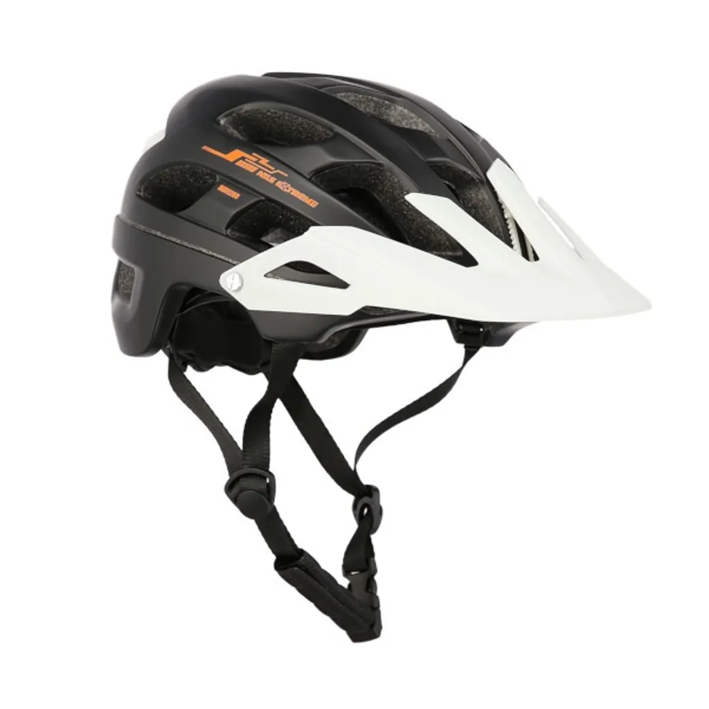 Casque de Protection Nils Extreme MTW208 Taille M 53-58cm Noir Blanc