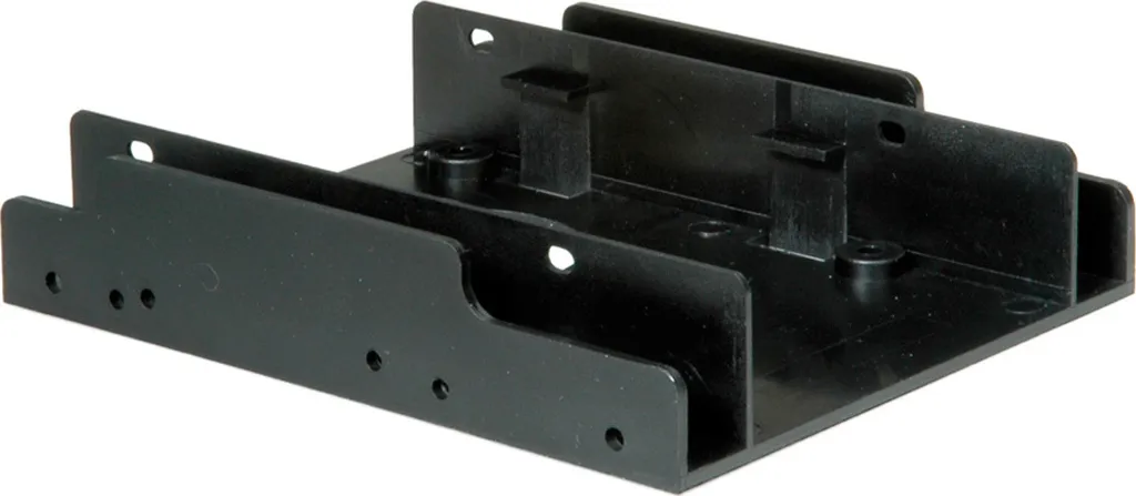 Adattatore ROLINE 3.5 a 2x 2.5: Montaggio SSD e HDD Nero Robusto