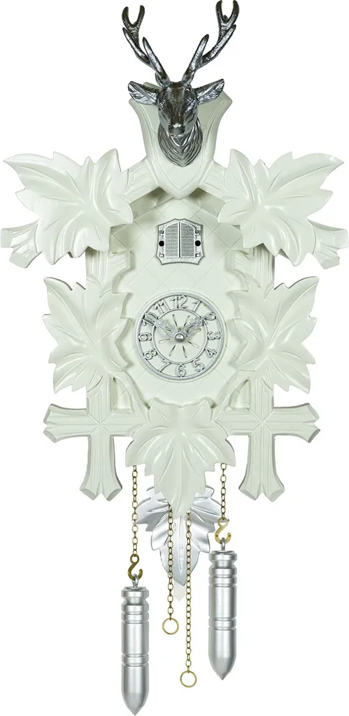 Trenkle 3204 QM HZZG Argent - Horloge Murale Quartz Effect Line Moderne