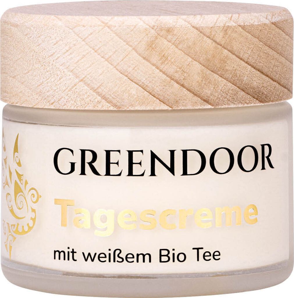 GREENDOOR Tagescreme mit weißem Bio Tee Extrakt