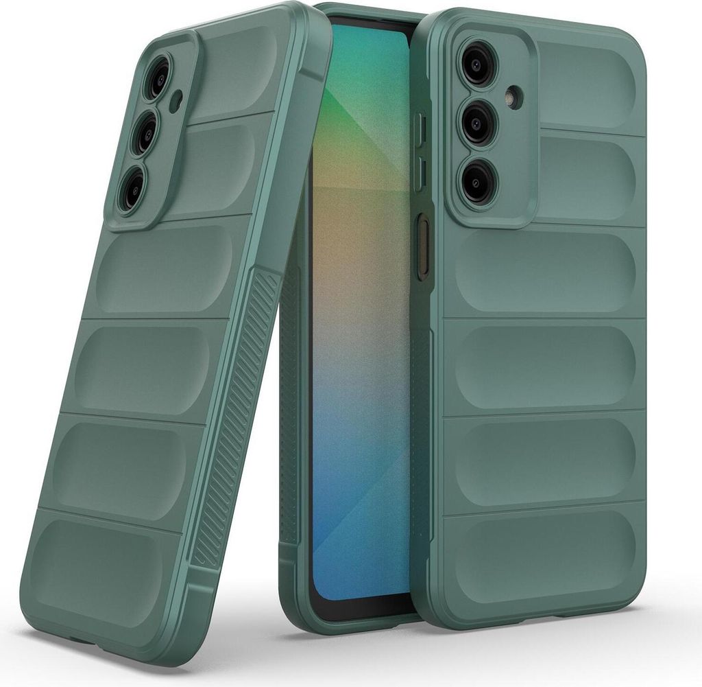 Handy Hülle für Samsung Galaxy A16 / A16 5G Grip Case Cover Schutzhülle Softgrip Farbe: Grün