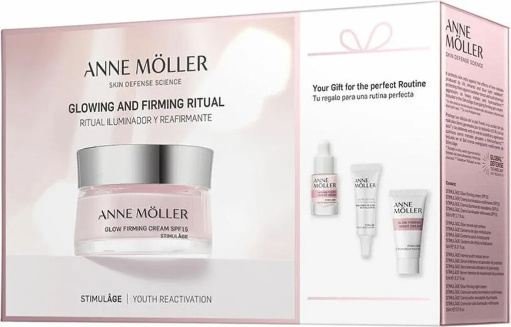 Soin Illuminant Anne Möller : Coffret 4 Pièces à l'Effet Tenseur Immédiat