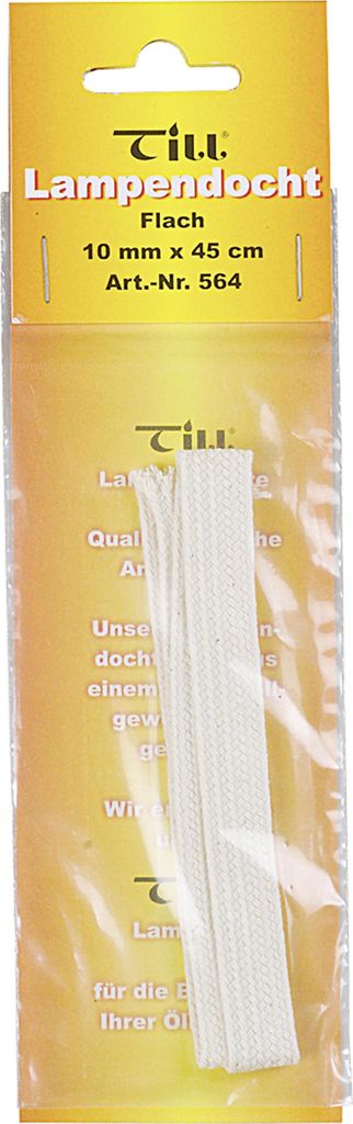 Lampendocht flach 45x1cm