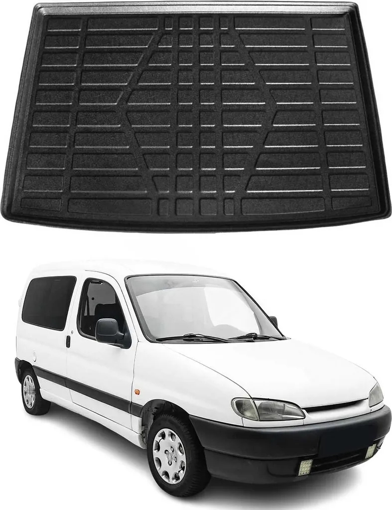 Vasca Baule Peugeot Partner 1996-2008 in Gomma TPE | Protezione Su Misura