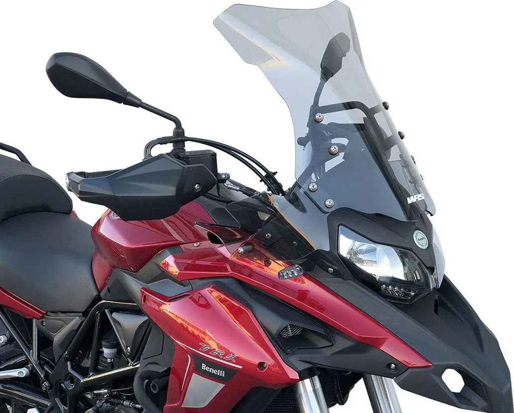Bulle voyage Benelli TRK 502 X teintée pour un confort de route longue durée