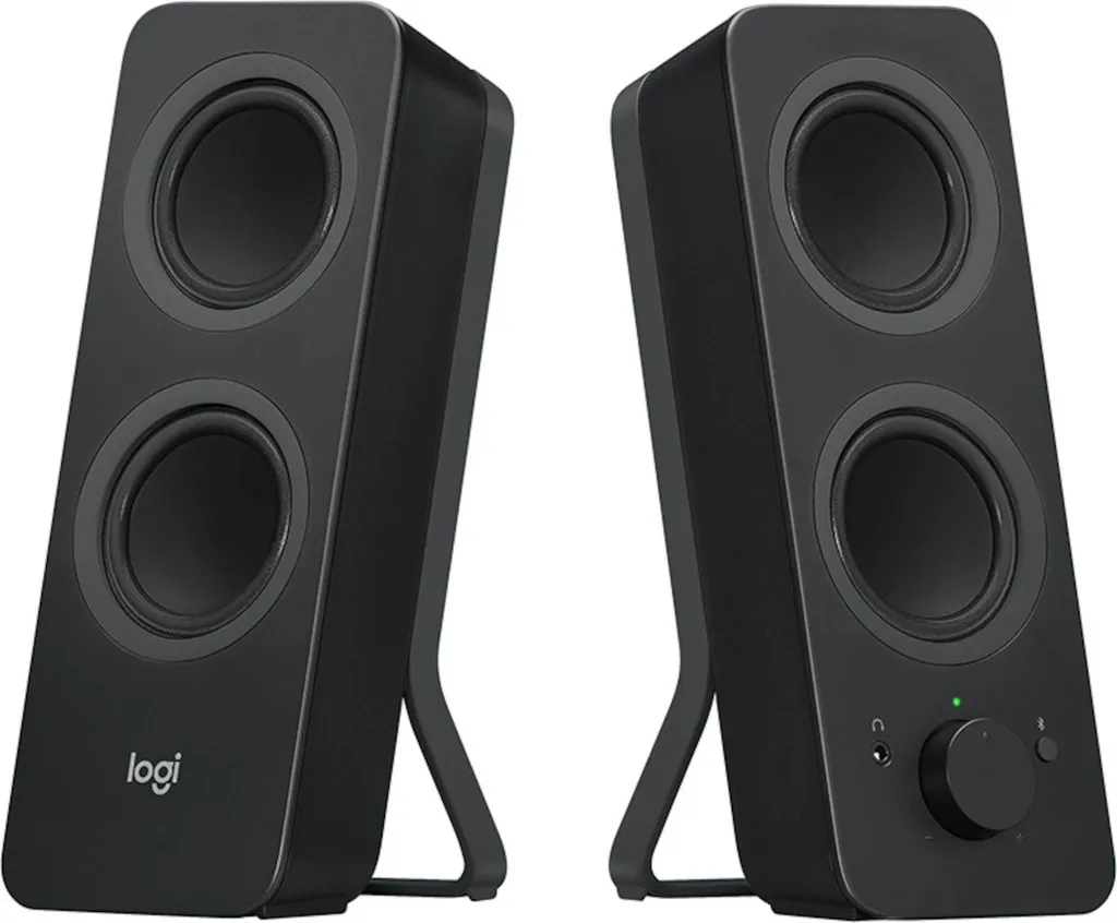 Logitech Z207 Noir Enceintes PC Bluetooth Stéréo Design Compact Bureau