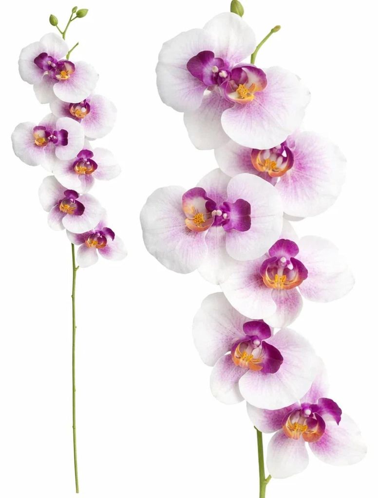 Umelá orchidea dekoratívna vetvička umelý kvet na aranžmán Obrázok produktu 