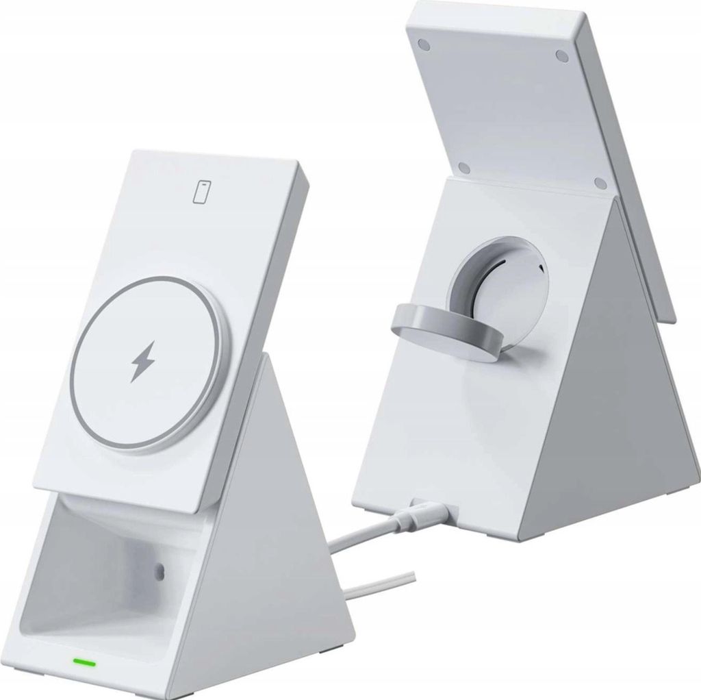 Choetech T600 15W Inductive Charging Station 3W1 - Blanc Image du produit 