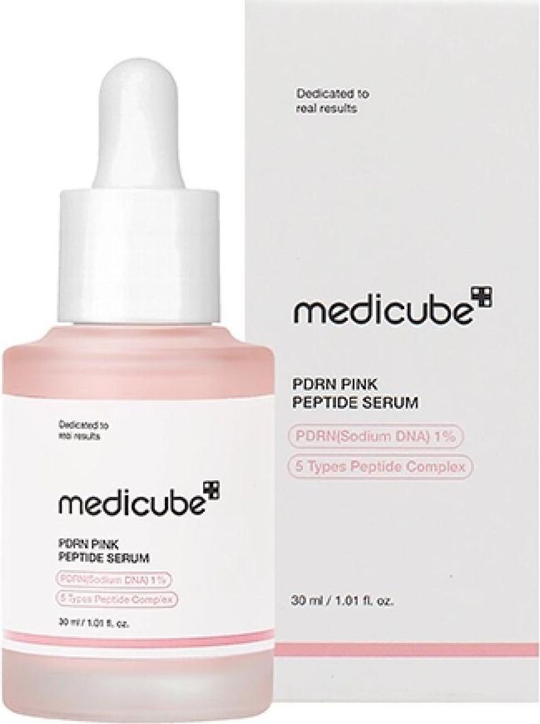 medicube Salmon DNA PDRN Pink Peptide Serum. Pink glow serum. Peptide. Niacinamide. Hydrating & Moisturizing & Firming. Uneven Skin Tone. Korean Sk...