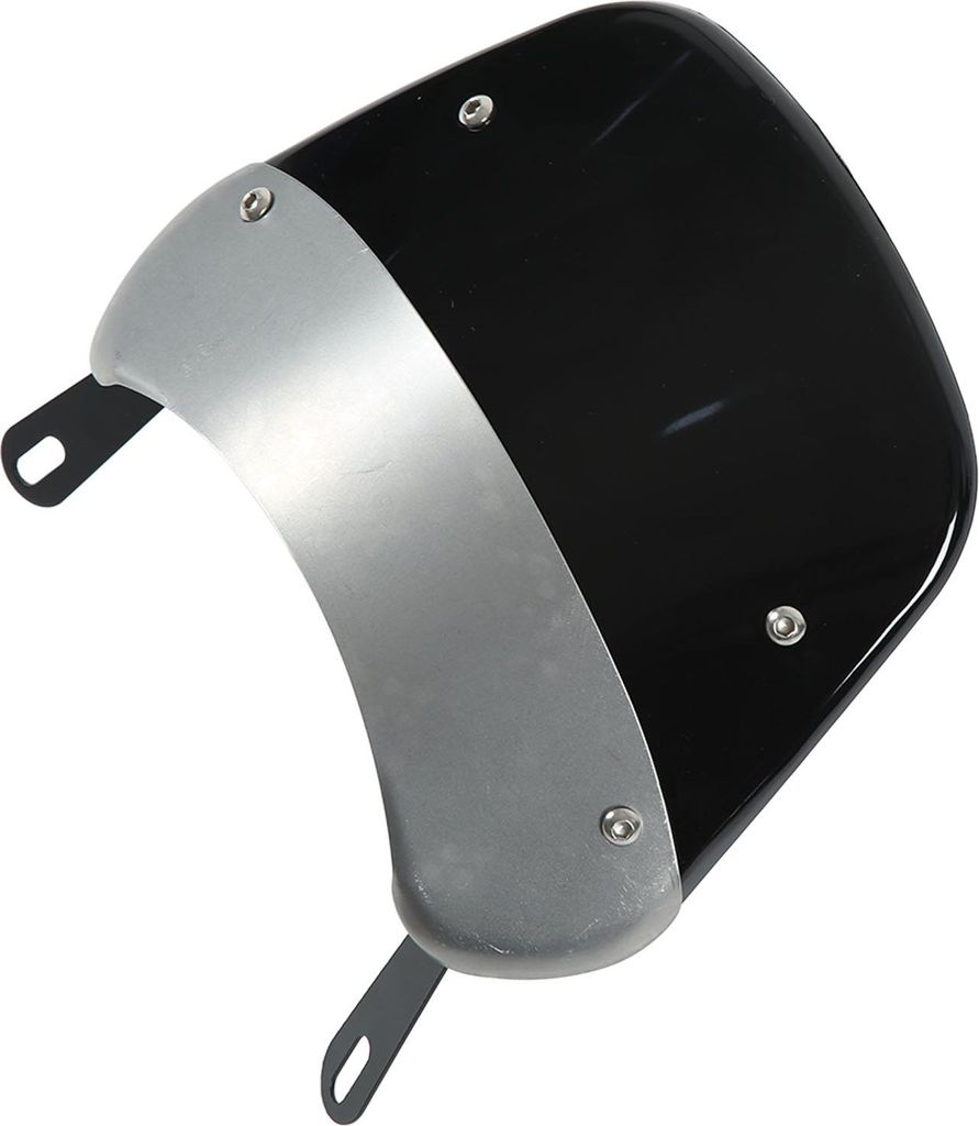 Motorrad-Windschutzscheibe, Anti-Riss, universell, verstellbar, schützende Retro-Frontverkleidung für Motorräder