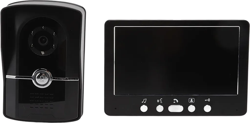 Visiophone Interphone avec Moniteur HD et Protection Pluie - Kit 2 Unités Blanc - 3