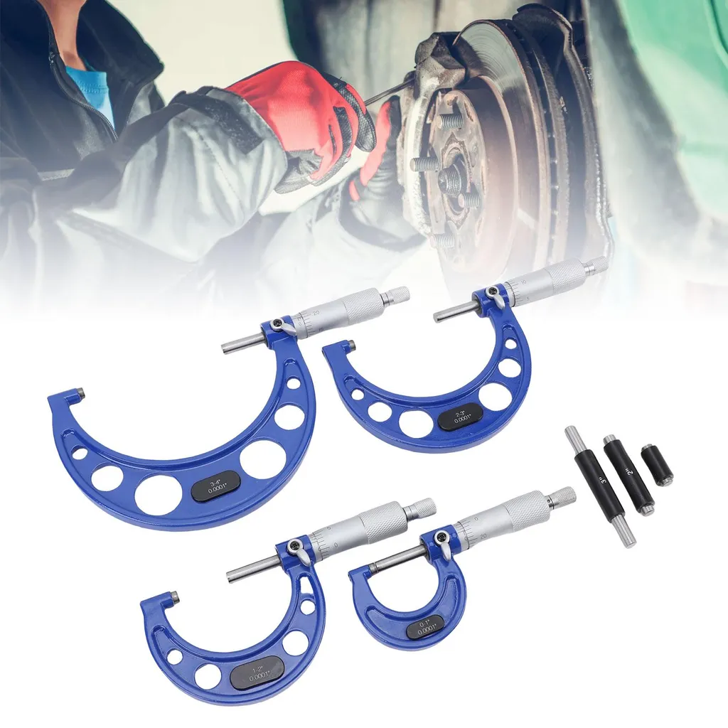 Kit micromètres pour constructeurs de machines mesure de 0 à 4 po - 11