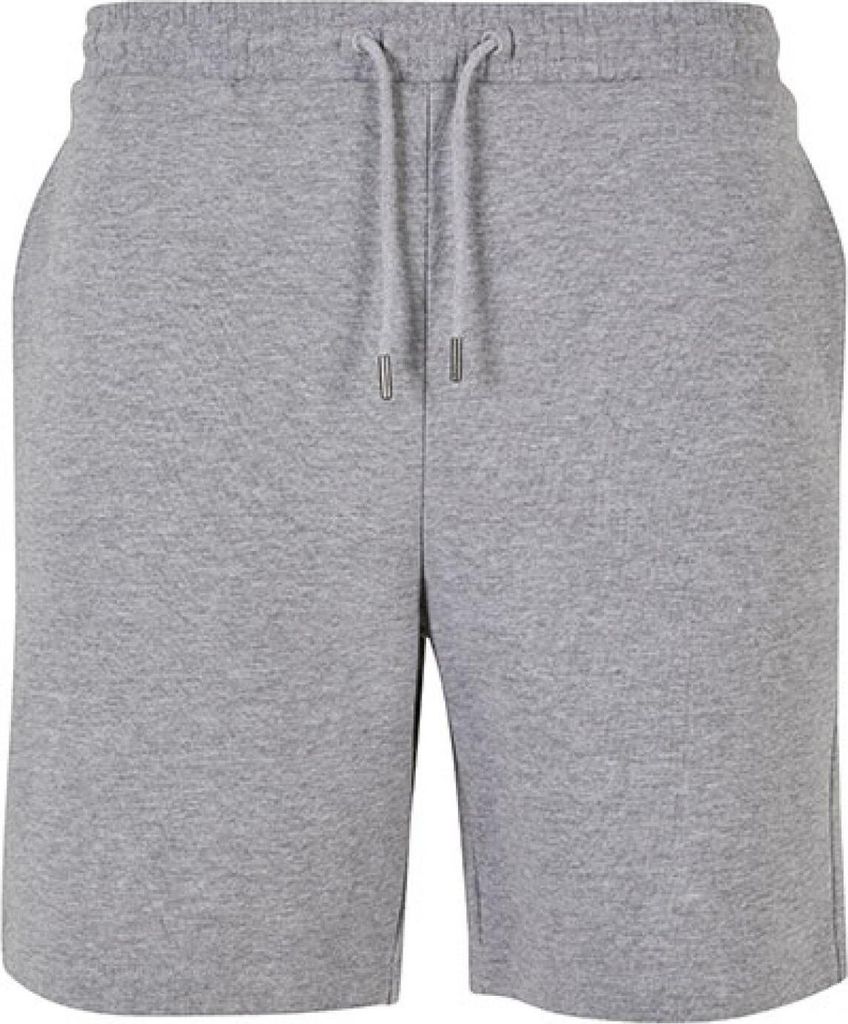 Build Your Brand BY251 | Ultra Heavy Sweatshorts kurze Hose Herren - Farbe: Heather Grey - Größe: M